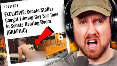 CAUGHT: Democrat Staffer FILMS GAY S** TAPE in the Capitol Building (IN PUBLIC!)