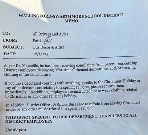 DAILY BRIEFING: “School Bans Christmas, White Discrimination, Harvard Deletes Pronouns, and More!”