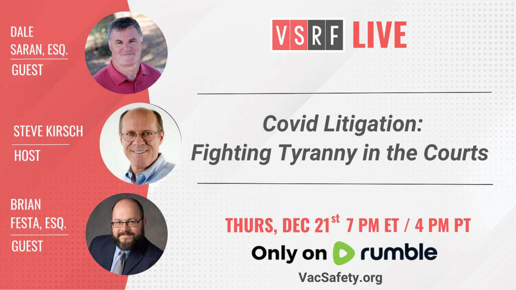 VSRF LIVE Tonight: Civil Rights Attorneys Dale Saran and Brian Festa