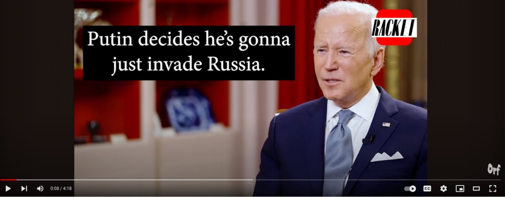 Biden Confuses Ukraine & Russia & Iraq