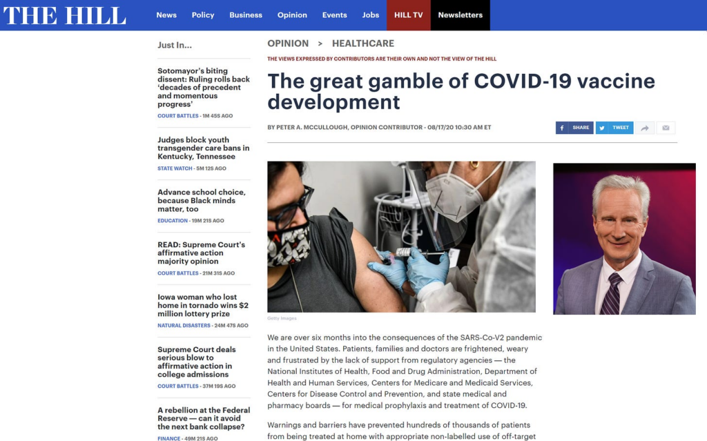 COVID-19 Vaccine Safety Coverup Attempts to Preserve Deep mRNA Pipeline