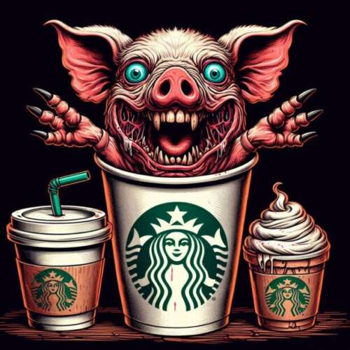 Starbucks Debuts Pig-Flavored Coffee in China