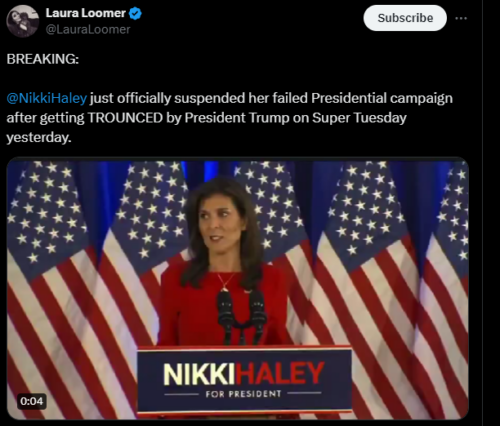 America First Trumps Globalism as Nikki Haley Drops Out of the GOP Primary
