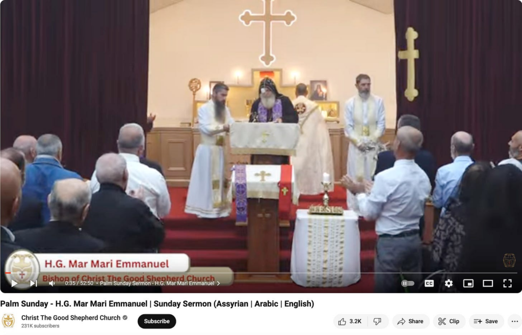Bishop Emmanuel Preaches Palm Sunday Sermon Two Weeks After Muslim Attack!
