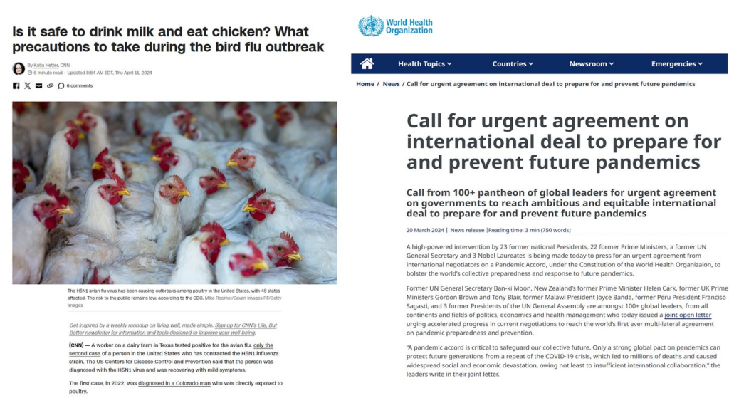Avian Influenza Crisis Rolls in Just in Time for Key World Health Organization Deliberations