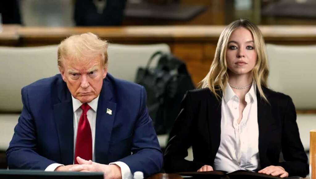 Seeking Better Counsel, Trump Hires Sydney Sweeney As New Lawyer (Satire)