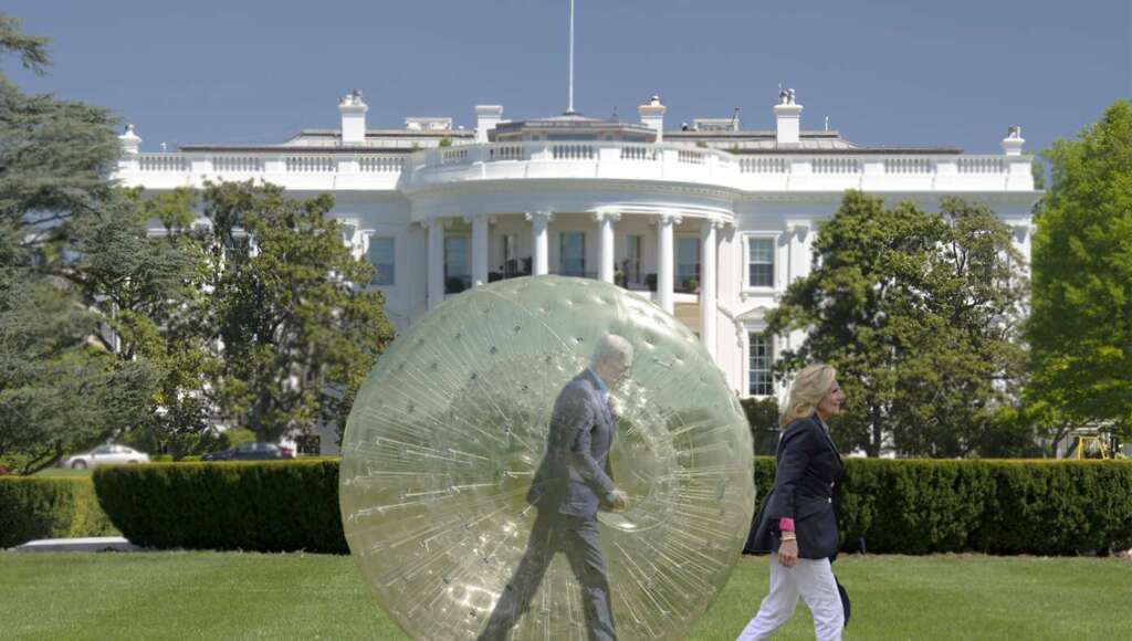 To Avoid Falling, Biden To Traverse Lawn In Giant Hamster Ball (Satire)
