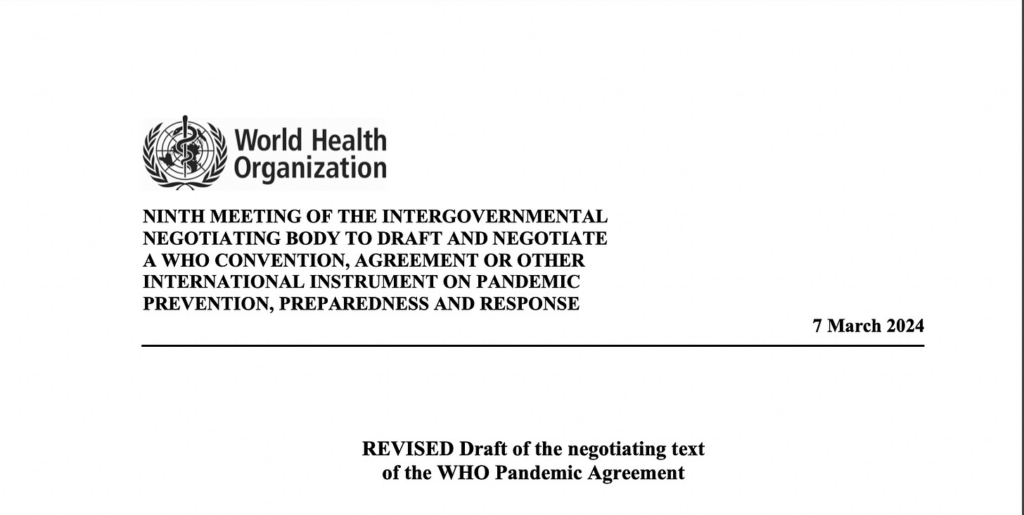 Analyzing the WHO Pandemic Agreement