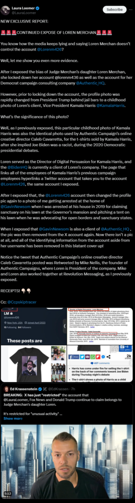 Some Mainstream Media Outlets Lie About Loomer’s Exclusive Reporting of Judge Merchan’s Anti-Trump Bias, While Others Attempt to Claim Credit for The Report