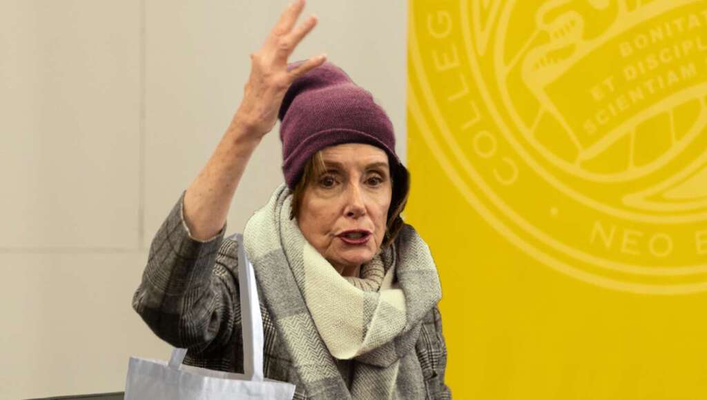 Nancy Pelosi Begins Dressing As Hobo After Learning San Francisco Giving Vodka Shots To Homeless (Satire)