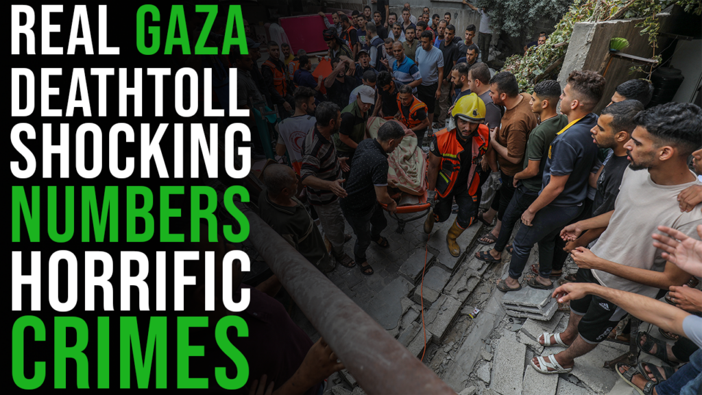 Real Gaza Death toll