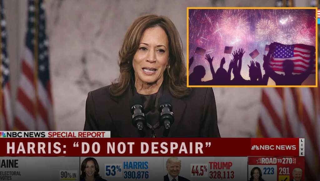 ‘Don’t Despair,’ Kamala Tells Celebrating Nation (Satire)