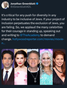 (((Hollywood Types))) Upset They’re Not Included in Academy Awards Diversity Quota