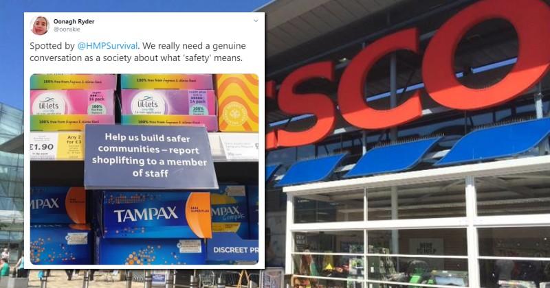 UK Supermarket Forced To Apologize For Asking People Not To Steal Female Menstrual Products