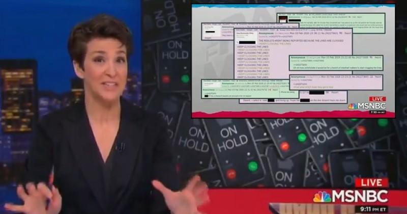 Rachel Maddow Blames 4Chan For Shambles In Iowa