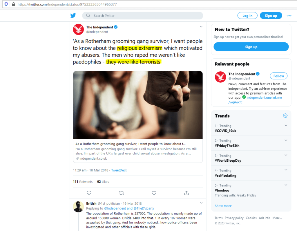 Home Office – Release The Child Rape Report!