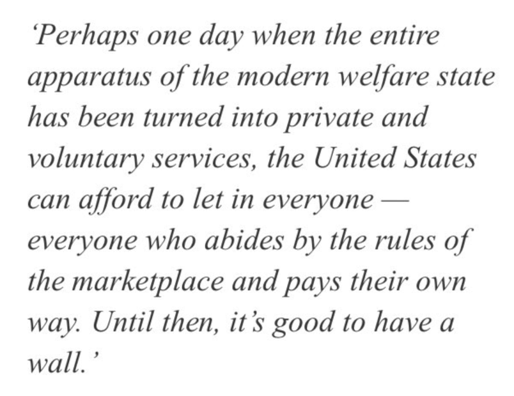 Charlie Kirk Supports “Unlimited” Immigration