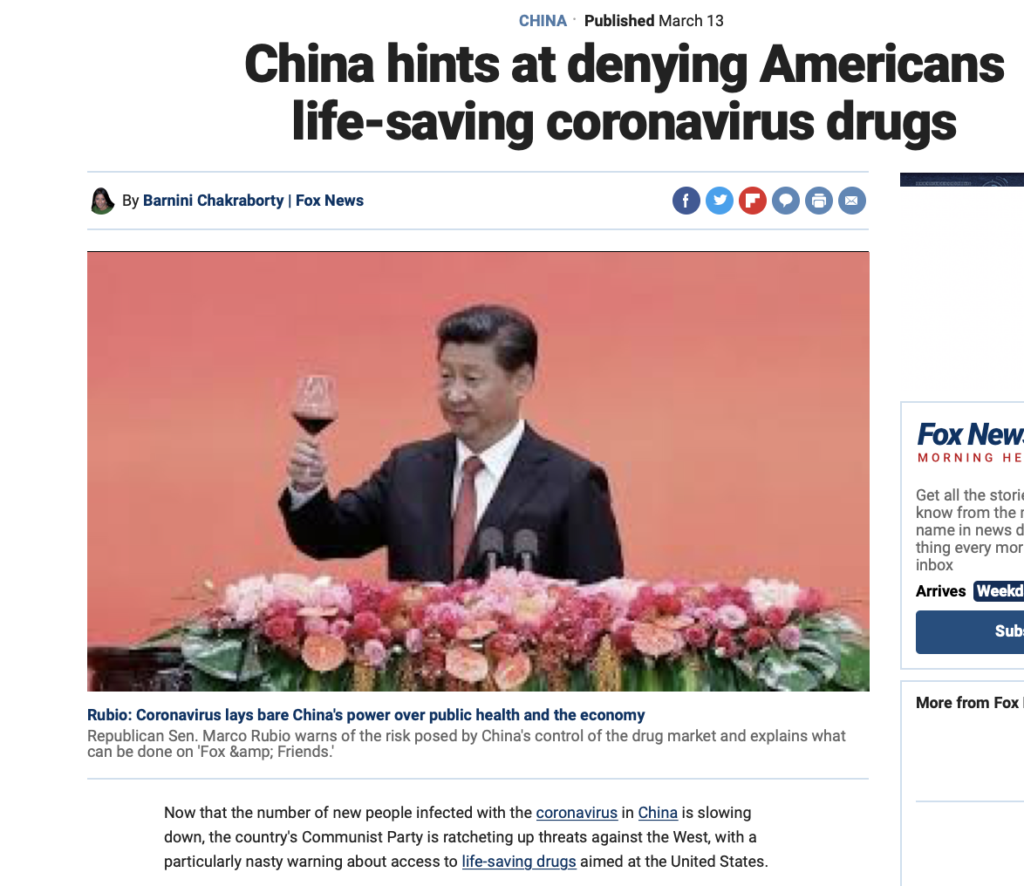 Corona Virus Vindicates America First Conservatives — Globalism Has Failed