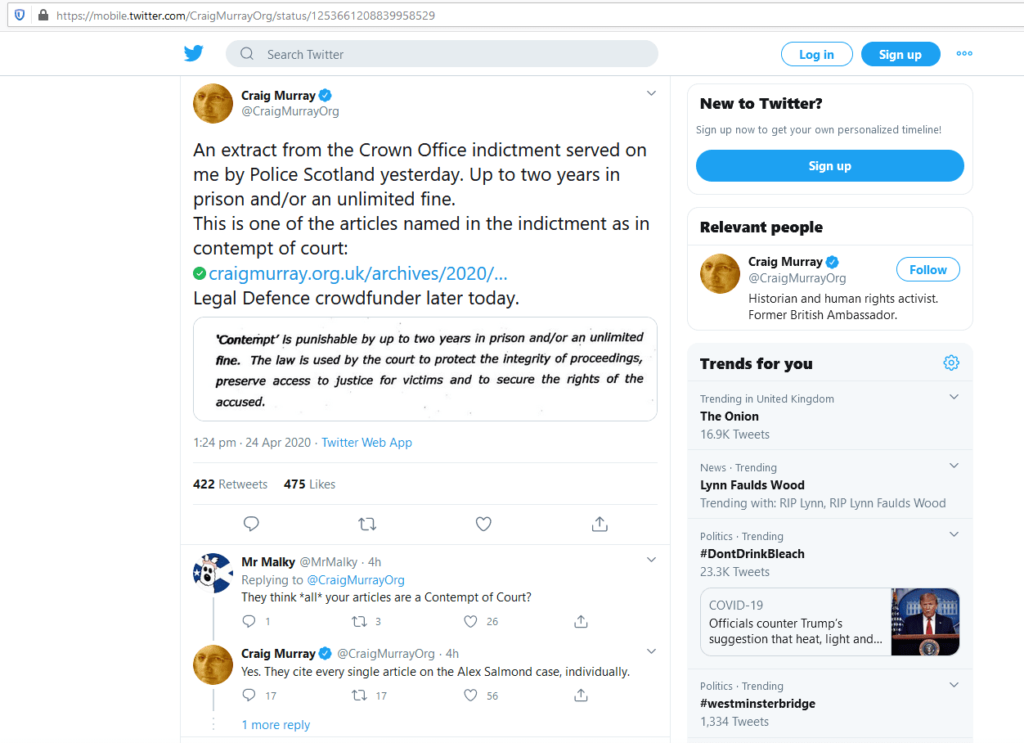 Independent Citizen Journalism Crushed By The State!