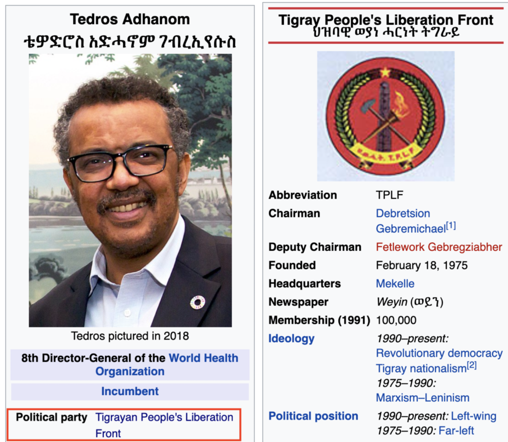 WHO Director Alleged Ties to Communist Terrorist Organization