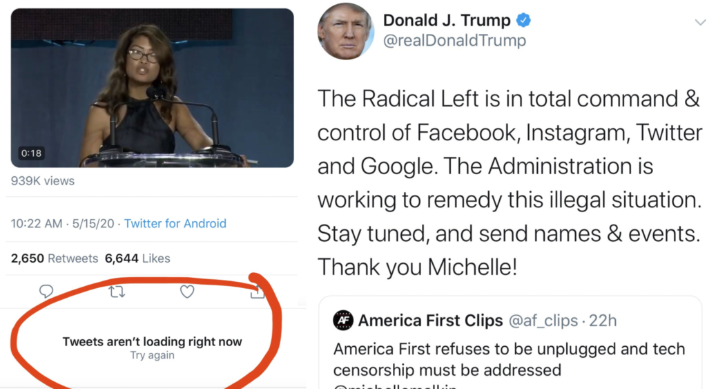 Twitter Censors Donald Trump Tweet Calling Out Censorship – It’s Time to Address Censorship of Conservatives on Social Media