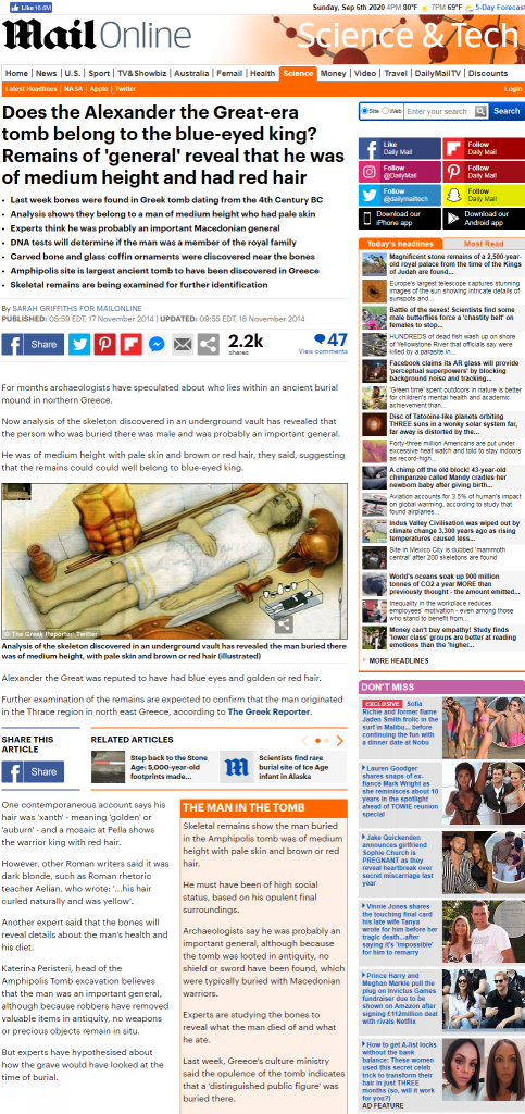 Alexander: The Blue Eyed King