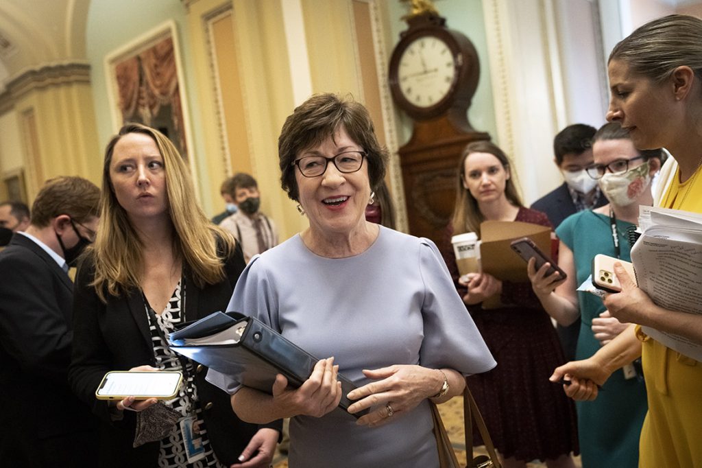 Republican Ultra-Cunt Collins Says the Senate is Ready to Cash Biden’s Black Check Money Printer Bill