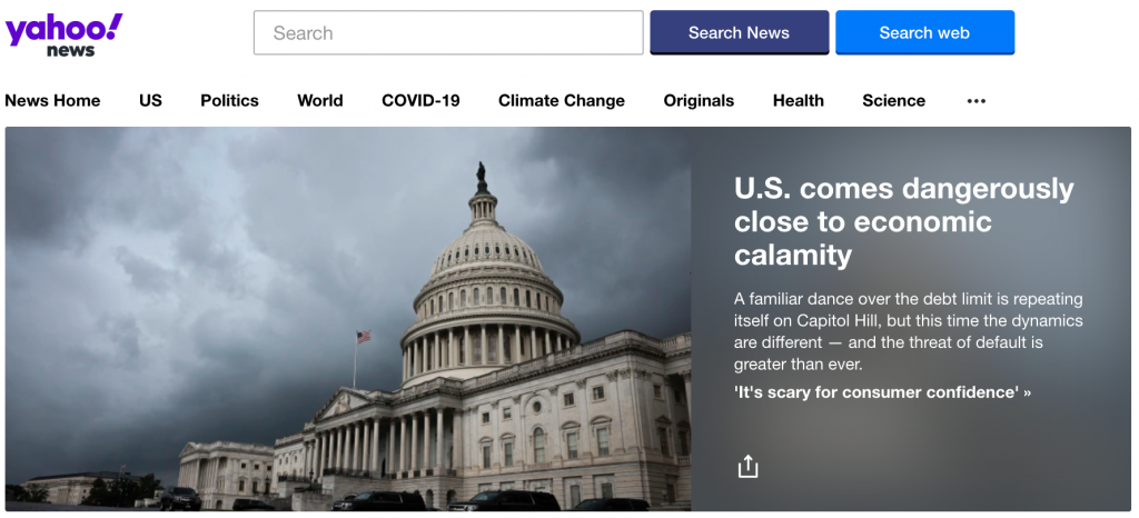 New York Times Says Republicans are Going to Destroy the Economy by Cockblocking Debt Ceiling