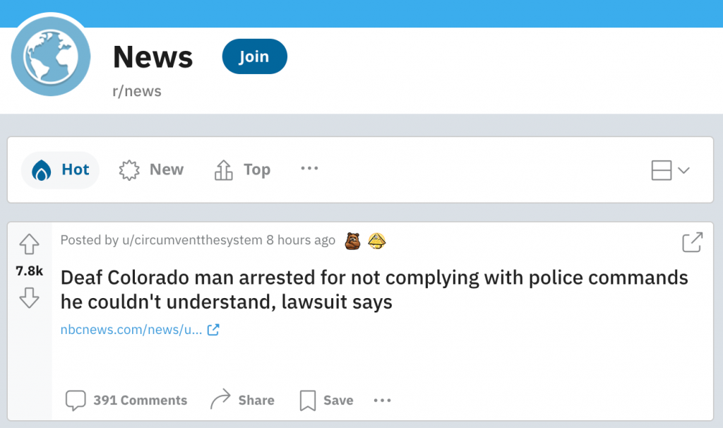 Cops Arrest Deaf Man for Not Understanding Verbal Speech