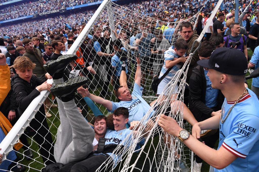 Rival goalkeeper ‘assaulted’ during Man City celebrations