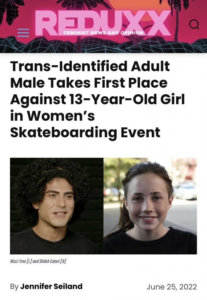 Libs of Tik Tok on Gab: ‘A transgender athlete won first place in a women’…’