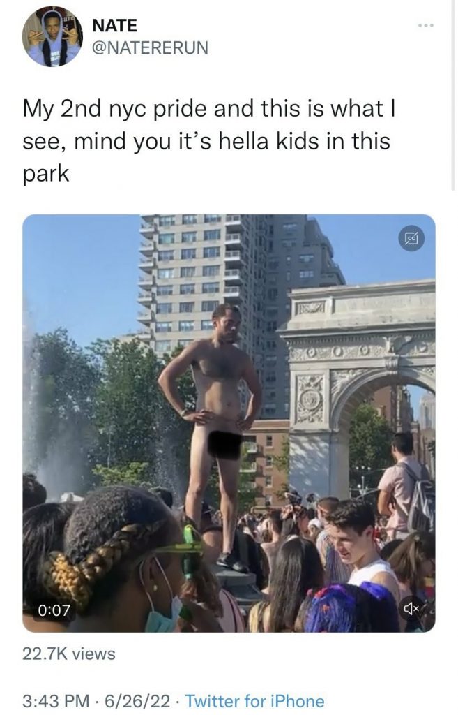 Libs of Tik Tok on Gab: ‘A man stands completely naked in the presence of …’