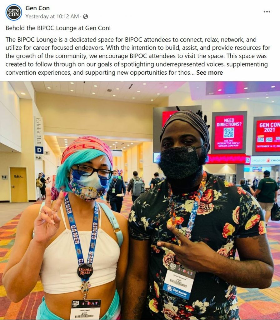 ‘A gaming convention taking place in Indiana is ha…’