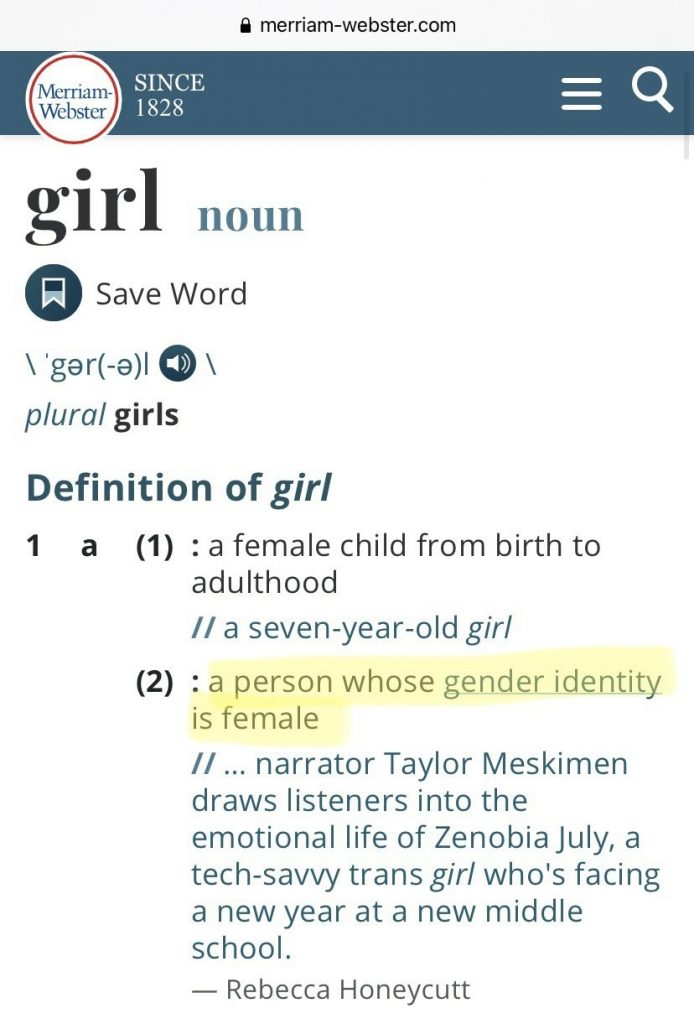 ‘Merriam-Webster also changed the definition of th…’