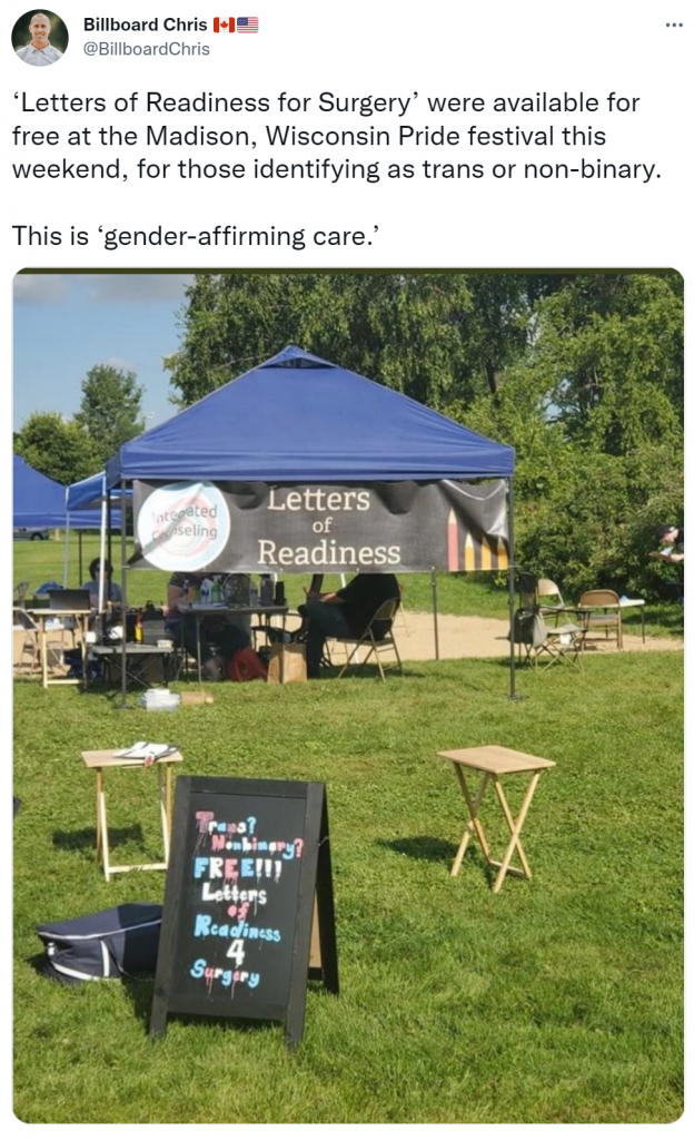 ‘To qualify for “gender affirming” surgery, provid…’