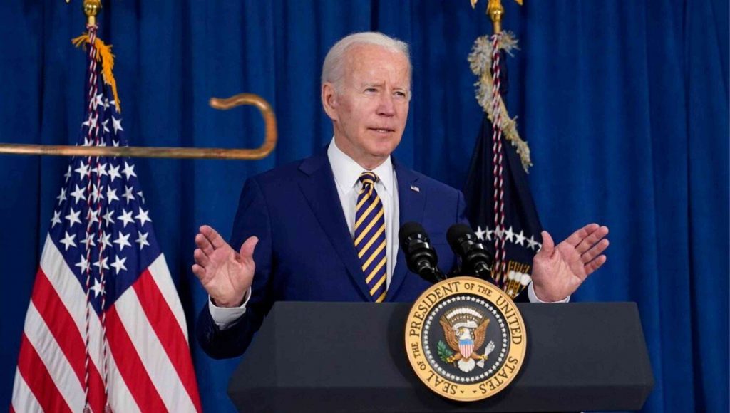 SATIRE – Giant Shepherd’s Crook Slowly Emerges From Offstage As Biden Begins Another Racist Story