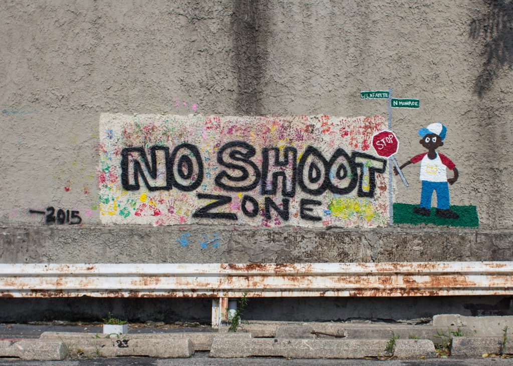 Baltimore: Black Who Spray-Paints “No Shoot Zone” on Walls Gets Shot
