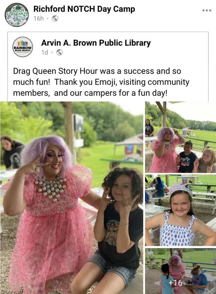 ‘A public library in Vermont teamed up with a day …’