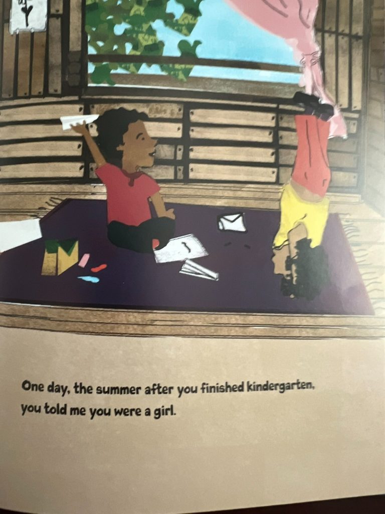 ‘This book is called “My Sister, Daisy.” It sugges…’