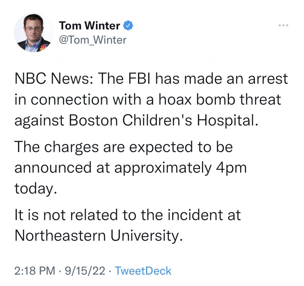 ‘This is great news. Threats of violence should al…’