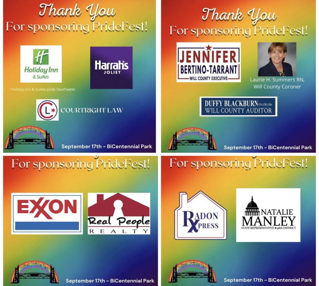 ‘The Pride Fest is sponsored by Holiday Inn and Ex…’