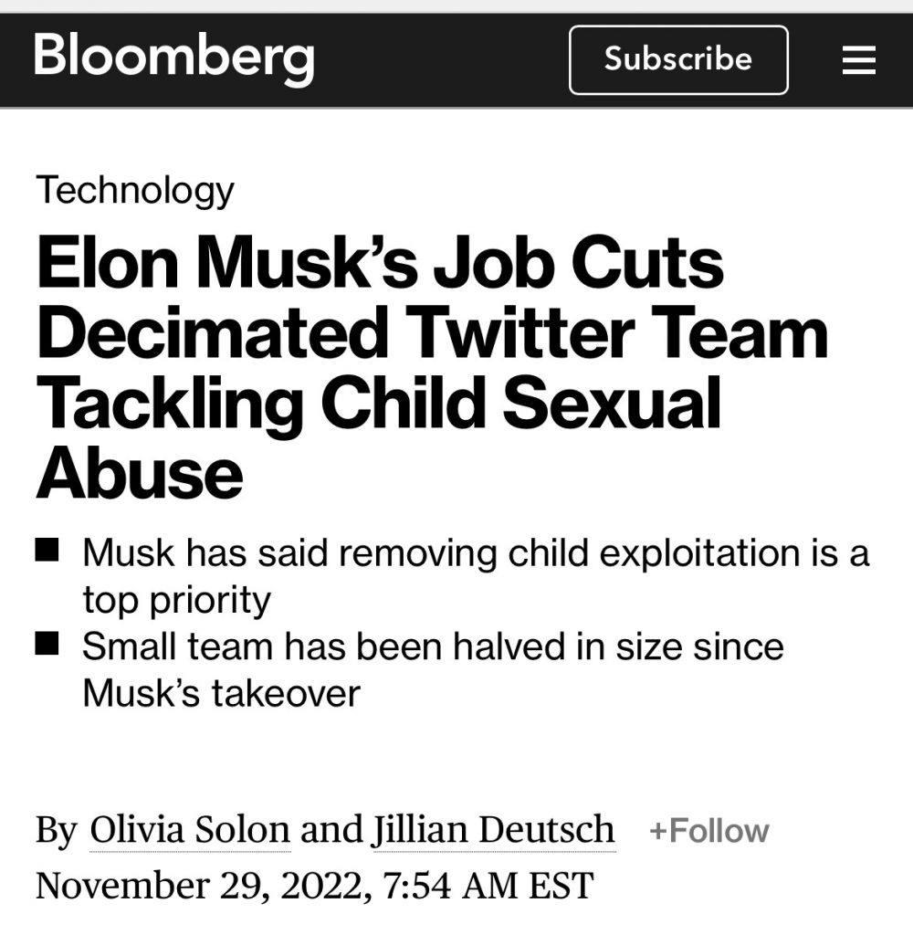 Elon Musk crosses a line