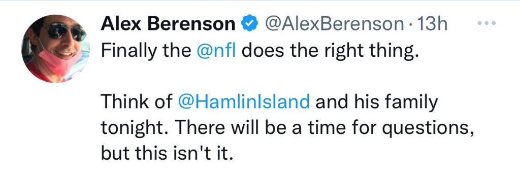 On Damar Hamlin, mRNA shots, and spin