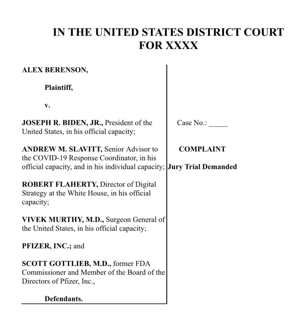Berenson v. Biden is coming…