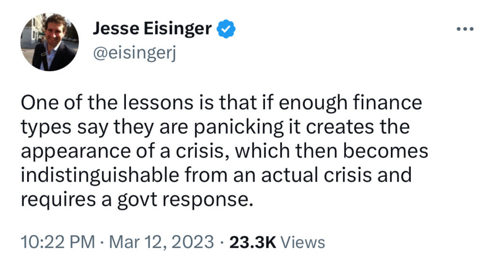 Capitalism, except for the capitalists