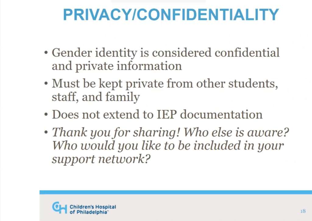 Children’s Hospital of Philadelphia (CHOP) Tries to Hide Child Trannification Procedures