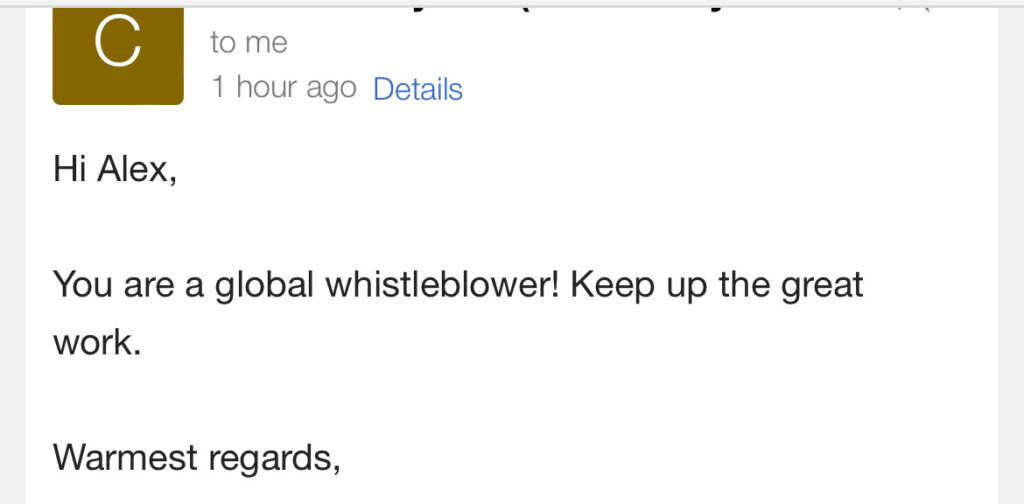 WHISTLEBLOWERS NEEDED. Do you work in Big Pharma? Don’t like what you’re seeing? Help me expose it!