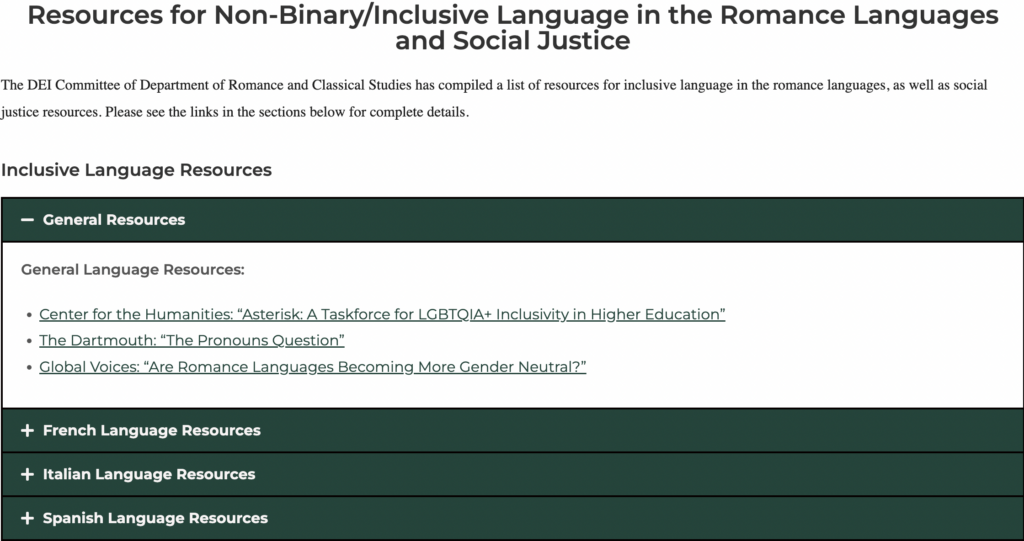 Michigan: University Creates Guide to Trannify Romance Languages