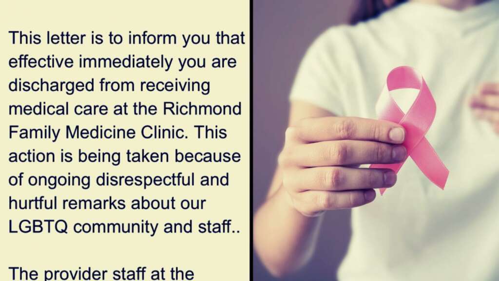 Oregon: Woman with Boob Cancer Dropped by Her Clinic for Being a TERF