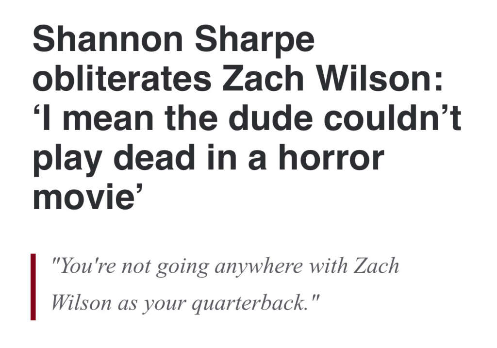 On cognitive bias, Zach Wilson, and mRNA jabs